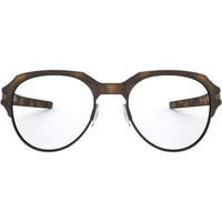 Oakley Men's Eyeglasses - Woodgrain Plastic Round Frame Demo Lens | OAKLEY 0OX8148 4 ,