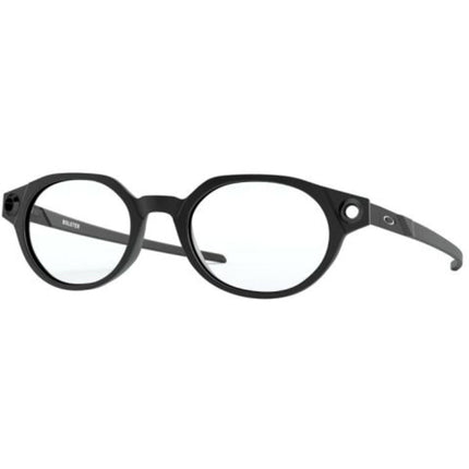 Oakley Unisex Eyeglasses - Black Oval Full-Rim Plastic Frame, 52 mm | OAKLEY 0OX8159 1 ,