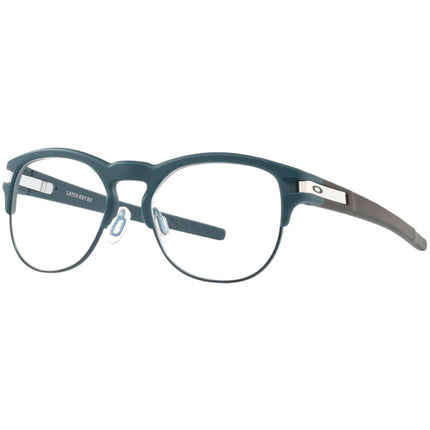 Oakley Women's Eyeglasses - Satin Azure Blue Plastic Square Frame | OAKLEY 0OX8134 7 ,