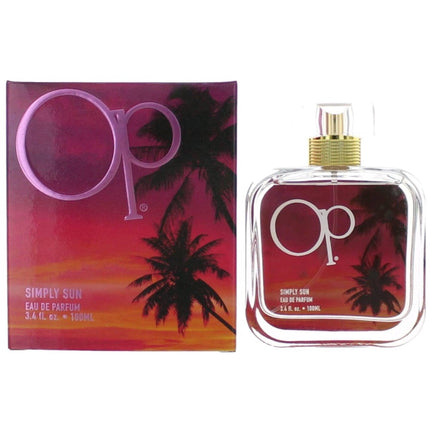 Ocean Pacific Women's EDP Spray - OP Simply Sun Summer Flowers, Spice Notes, 3.4 oz ,