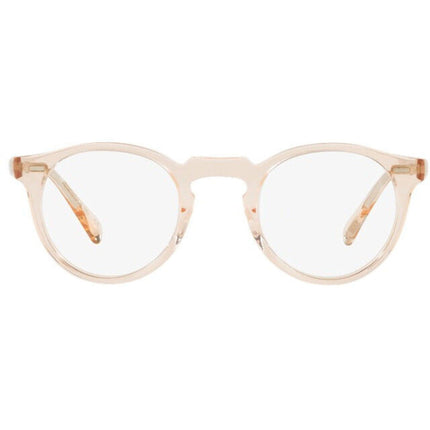 Oliver Peoples Men's Eyeglasses - Light Silk Round Frame | OLIVER PEOPLES OV5186 1652 ,