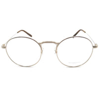 Oliver Peoples Men's Eyeglasses - White Gold Round Frame | OLIVER PEOPLES OV1282T 5292 ,