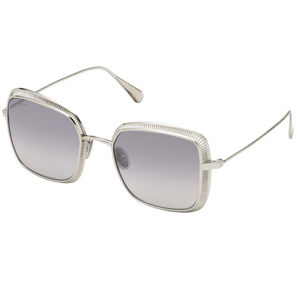 Omega Women's Sunglasses - Smoke Mirror Lens Full Rim Square Frame | OM0017-H 18C ,