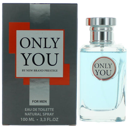 Only You by New Brand, 3.4 oz Eau De Toilette Spray for Men ,