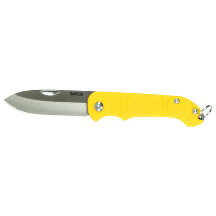Ontario Knife Company Folding Knife - Traveler Yellow Handle Slip Joint | OKC8901YLW ,