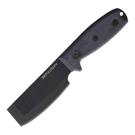 Ontario Knife Company Knife - Rat 3 Utility Carbon Steel Blade with Sheath | OKC8662 ,