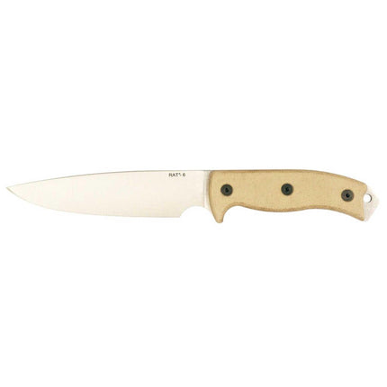 Ontario Knife Company Knife - Rat 6 Drop Point Stainless Steel Fixed Blade | OKC8659 ,