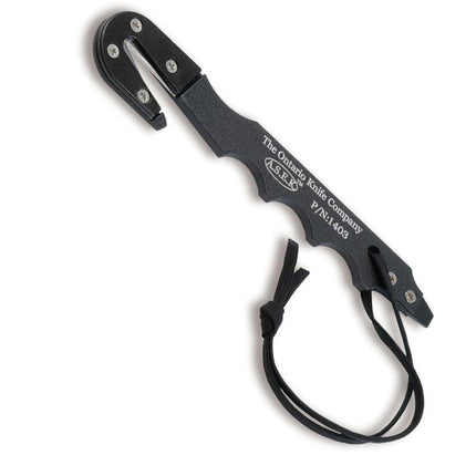 Ontario Knife Company Strap Cutter - Model 2 Aluminum with Sheath, 6.6 inch | OKC1414 ,