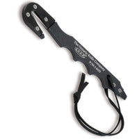 Ontario Knife Company Strap Cutter - Stainless Steel ASEK with Black Handle | OKC1403 ,