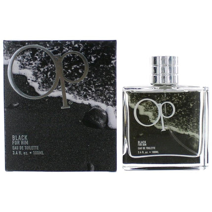 OP Black For Him by Ocean Pacific, 3.4 oz Eau De Toilette Spray for Men ,