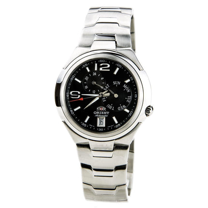 Orient ET06001B Mens Multi Eyes Urban Automatic Black Dial Stainless Steel Watch ,