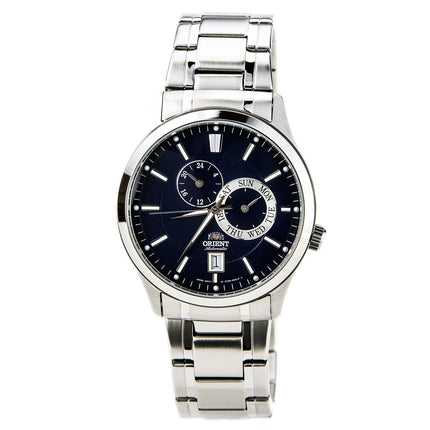 Orient ET0K002D Men's Cosmos Stainless Steel Bracelet Blue Dial Automatic Watch ,