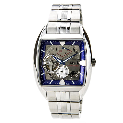Orient FHAB001D Men's Retro Future Car Blue Dial Automatic Power Reserve Watch ,