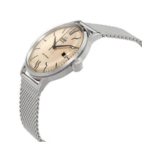 Orient Men's Automatic Watch - Bambino Champagne Dial Mesh Bracelet | RA-AC0020G10B ,