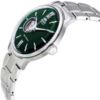 Orient Men's Automatic Watch - Bambino Open Heart Green Dial Bracelet | AG0026E10B ,