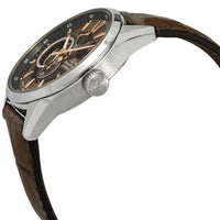 Orient Men's Automatic Watch - Brown Open Heart Dial Leather Strap | RE-AV0006Y00B ,