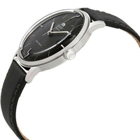 Orient Men's Automatic Watch - Contemporary Grey Dial Black Leather Strap | FAC0000CA0 ,