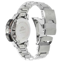 Orient Men's Automatic Watch - M-Force Dive Orange Dial Bracelet | RA-AC0L08Y00B ,