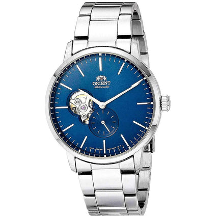 Orient Men's Automatic Watch - Open Heart Dial Silver Steel Bracelet | RA-AR0101L10A ,