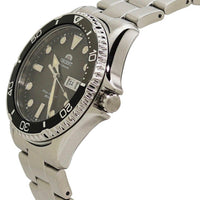 Orient Men's Automatic Watch - Sport Dive Black Dial Silver Bracelet | RA-AA0810N19B ,