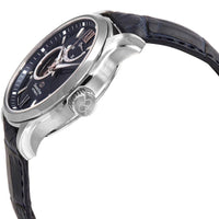 Orient Men's Automatic Watch - Star Open Heart Dial Blue Leather Strap | AT0006L00B ,