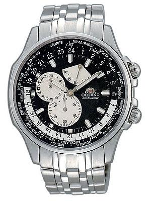 Orient Men's Sapphire Automatic World Timer CEY04002B ,