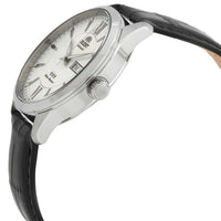Orient Men's Watch - Manual Wind White Dial Black Leather Strap | RA-AB0003S0BD ,