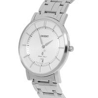 Orient Men's Watch - Quartz White Dial Stainless Steel Bracelet | FGW01006W0 ,