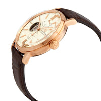 Orient Men's Watch - Star White Open Heart Dial Brown Leather Strap | RA-AV0001S00B ,