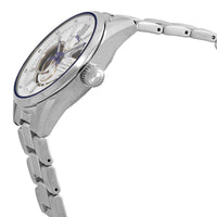 Orient Men's Watch - Star White Open Heart Dial Silver Tone Bracelet | RA-AV0113S00B ,