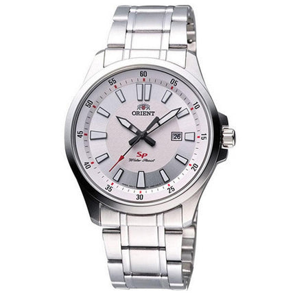 Orient UNE1004W Men's SP Silver Dial Stainless Steel Bracelet Watch ,