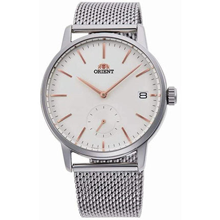 Orient Unisex Quartz Watch - White Dial Stainless Steel Bracelet | RA-SP0007S10A ,