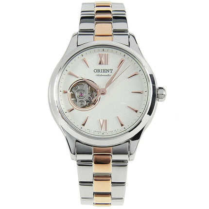 Orient Women's Automatic Watch - Open Heart White Dial Two Tone Bracelet | AG0020S10B ,