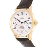Orient Women's Watch - Sun and Moon Yellow Gold Case Cream Dial | RA-KA0003S00C ,