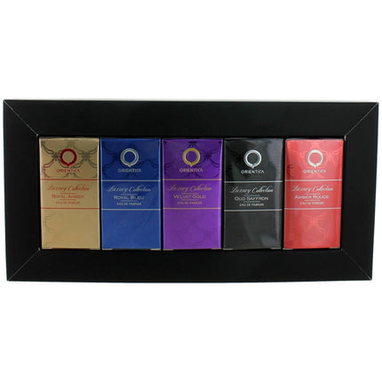 Orientica Unisex 5 Piece Miniature Discovery Set - Luxury Collection, 0.25 oz Each ,