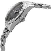 Oris Women's Automatic Watch - Artelier Diamond Date Grey Dial | 01 561 7722 4953MB ,