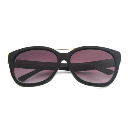 Oscar De La Renta Acetate Black Rose Gradient Oversize Sunglasses SSC5163CEI-001 ,