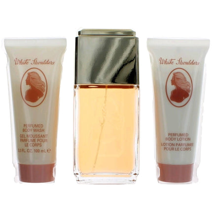 Parfums International Women's 3 Piece Gift Set - White Shoulders Floral Fragrance ,