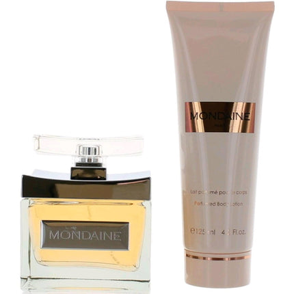 Paris Bleu Women's 2 Piece Gift Set - Mondaine Fruity Floral Fragrance ,
