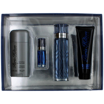 Paris Hilton Men's 4 Piece Gift Set - Floral Fruity Fragrance ,