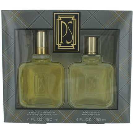 Paul Sebastian Men's 2 Piece Gift Set - PS Cologne Spray and After Shave Splash ,