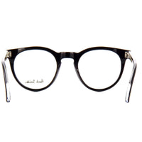 Paul Smith Unisex Eyeglasses - Archer Black Ink Acetate Frame | PSOP013V1-01-47-22-145 ,