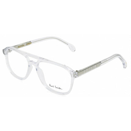 Paul Smith Unisex Eyeglasses - Crystal Acetate Aviator Frame | PSOP012V1 ALDER V1 003 ,