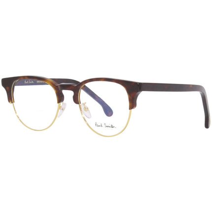 Paul Smith Unisex Eyeglasses - Tortoise Round Frame Demo Lens | PSOP014V1 BIRCH 002 ,