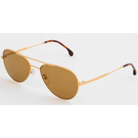 Paul Smith Unisex Sunglasses - Angus Matte Gold Metal Frame | PSSN006V2-04-58-17-145 ,