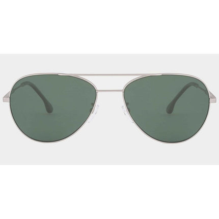 Paul Smith Unisex Sunglasses - Angus Matte Silver Frame | PSSN006V2-03-58-17-145 ,