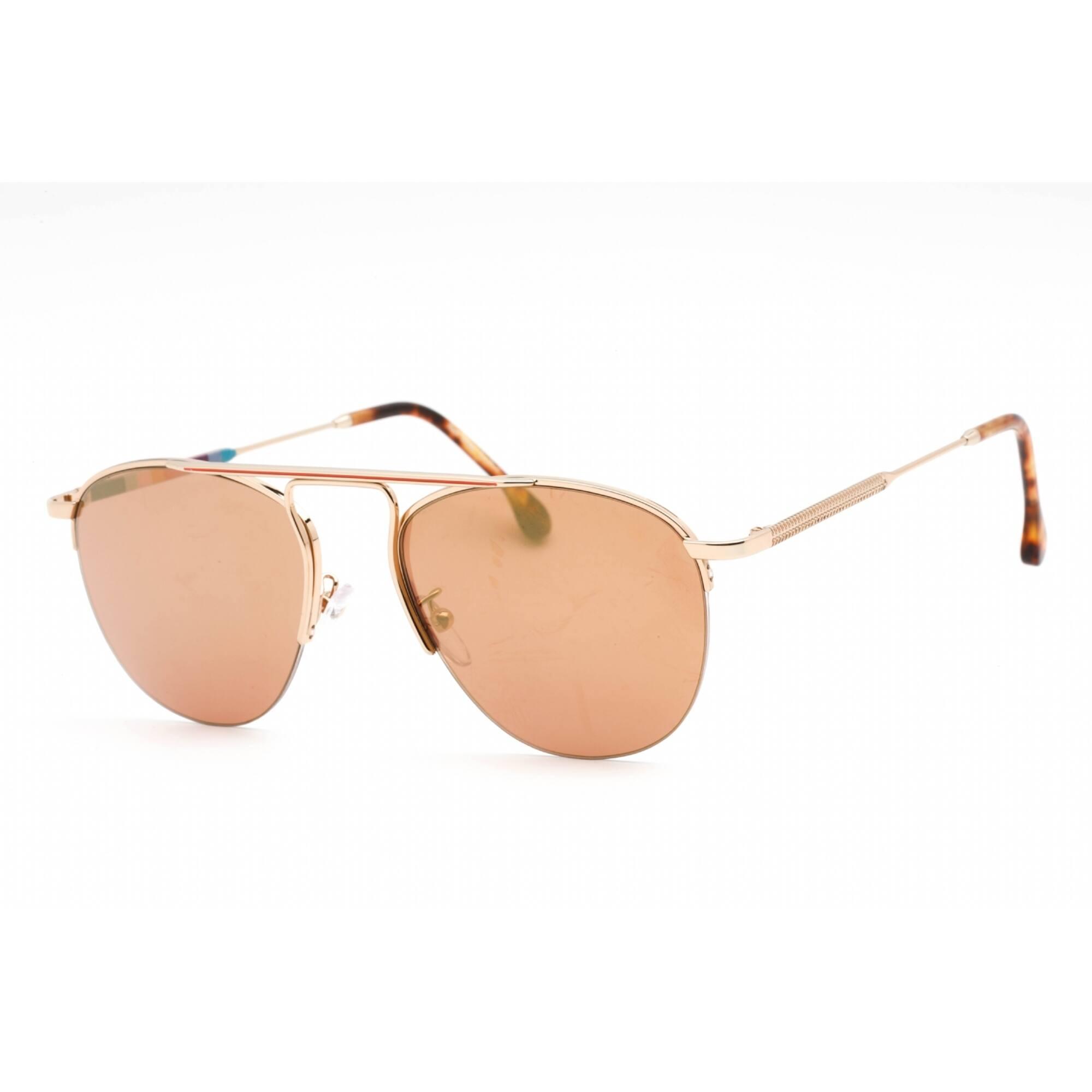 Paul Smith Unisex Sunglasses - Rose Gold Metal Aviator Frame | PSSN02454  CACTUS 003