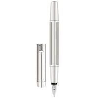 Pelikan Fountain Pen - Pura P40 Silver Aluminum Barrel ,