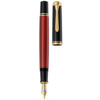 Pelikan Fountain Pen - Souveran M400 Black and Red Resin Barrel, Fine Nib | 904771 ,