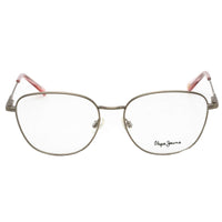 Pepe Jeans Men's Eyeglasses - Champagne Rectangular Full-Rim Metal Frame | PJ1358 C1 ,